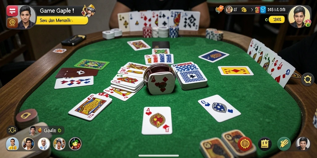 Gameplay Gaple yang seru dan menarik di 234E.