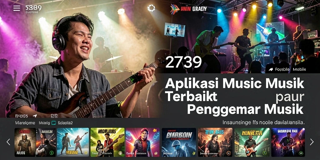 Tampilan gameplay Music yang menarik di 2739.