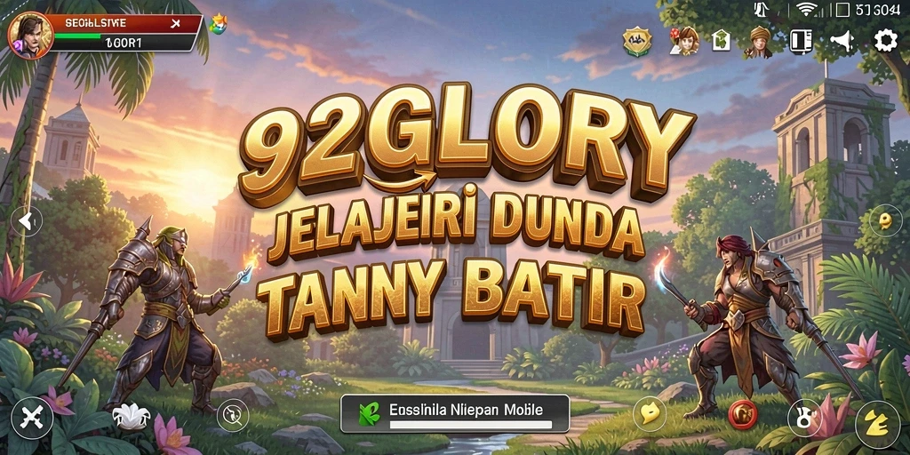 Tampilan gameplay menakjubkan di dunia Open World 92GLORY.