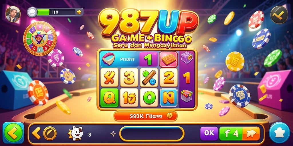 Screenshot gameplay Bingo di 987UP yang menyenangkan.