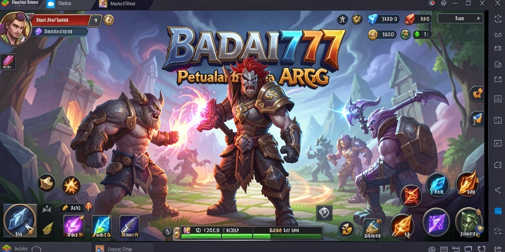 Tampilan menarik gameplay BADAI777 dalam petualangan ARPG.
