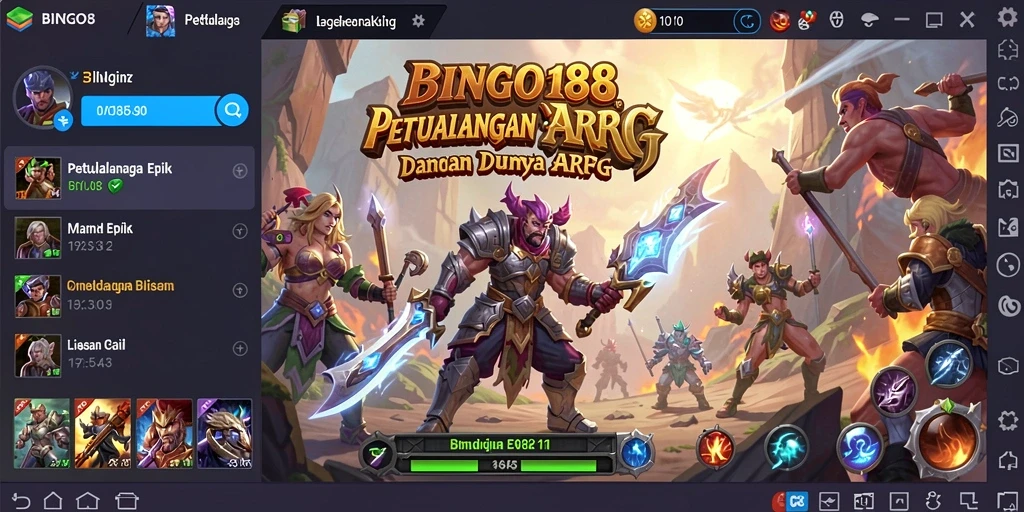 Gameplay seru dalam BINGO188 dengan aksi pertarungan yang mendebarkan.