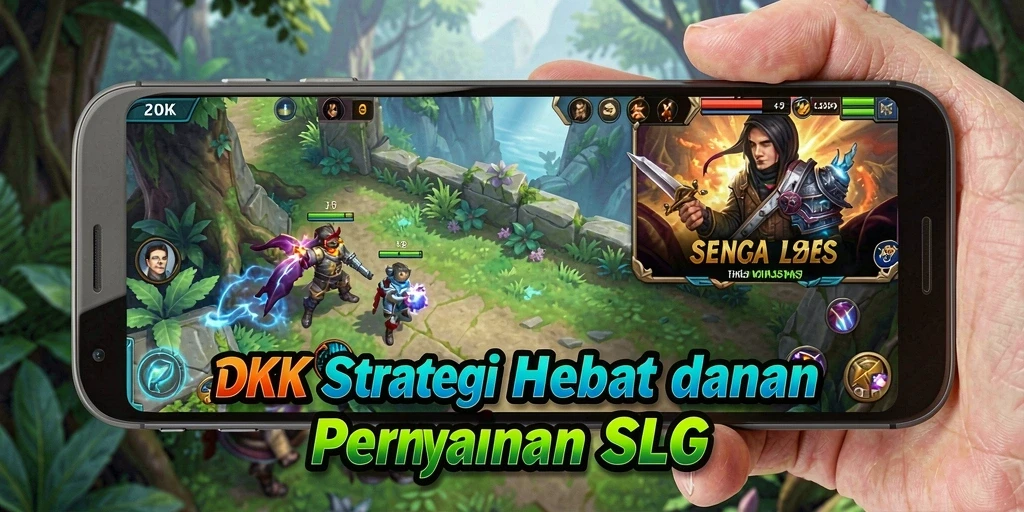 Tampilan gameplay mendebarkan dari DKK yang menampilkan strategi dan pertempuran.