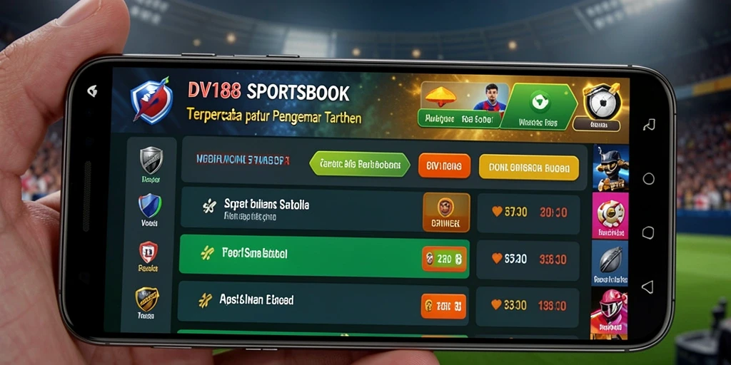 Tampilan gameplay taruhan olahraga di DV188 yang menarik dan interaktif.