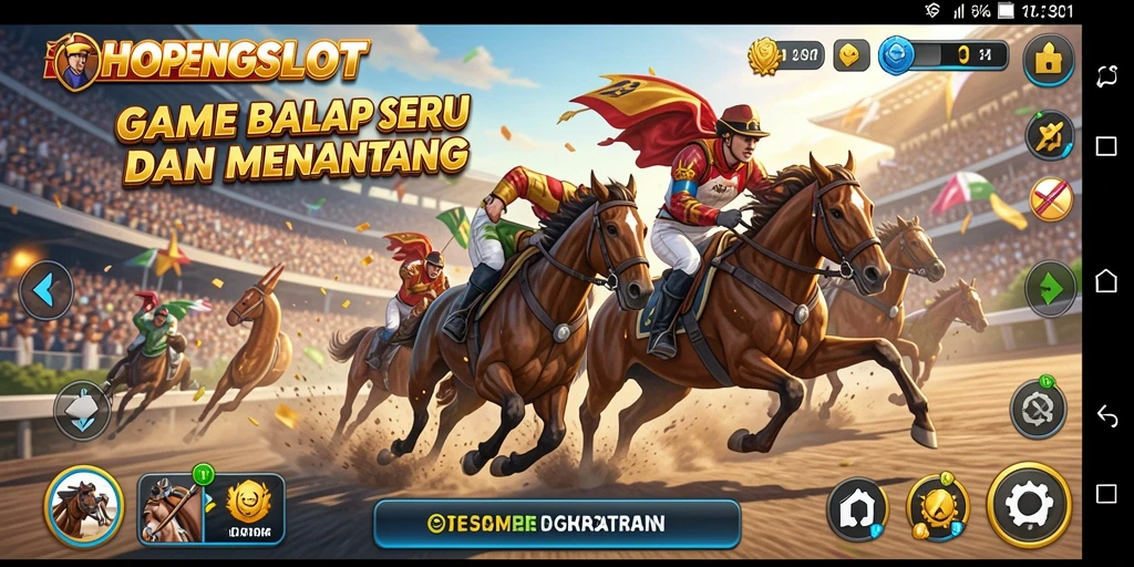 Tampilan seru balapan HOPENGSLOT dengan grafis yang memukau.