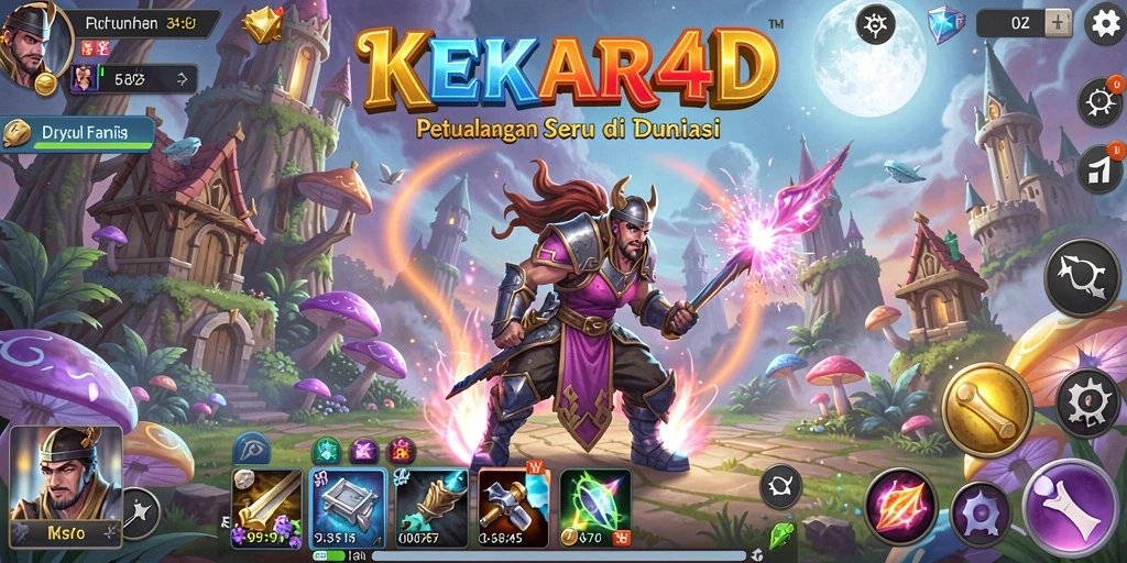 Tampilan gameplay petualangan seru di KEKAR4D, penuh aksi dan eksplorasi.
