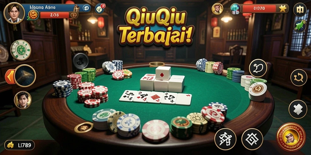 Screenshot gameplay QiuQiu dengan grafis menarik dan interaksi pemain.