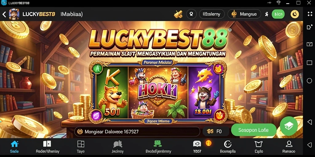 Tampilan permainan LUCKYBEST88 yang seru dan menarik.