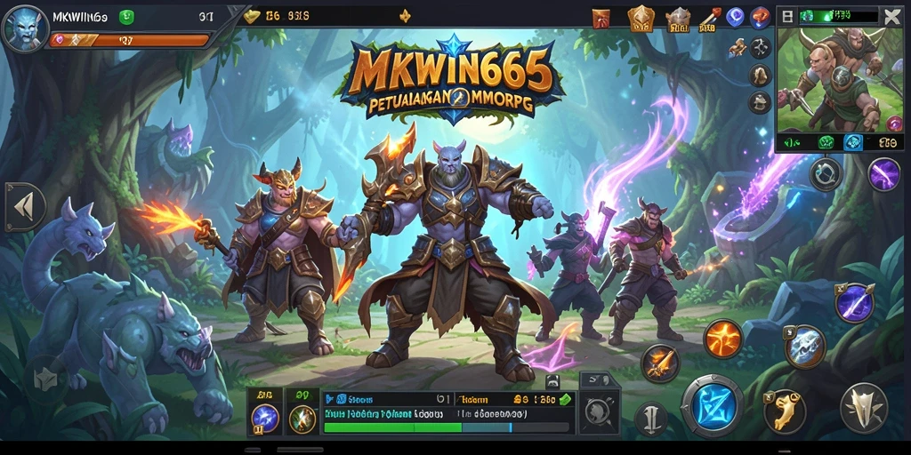 Tampilan gameplay menakjubkan dari MKWIN666 dengan karakter dan lingkungan yang mengagumkan.