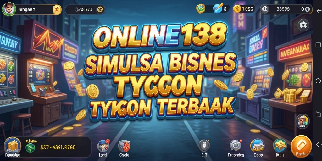 Screenshot menunjukkan antarmuka gameplay Tycoon yang menarik.