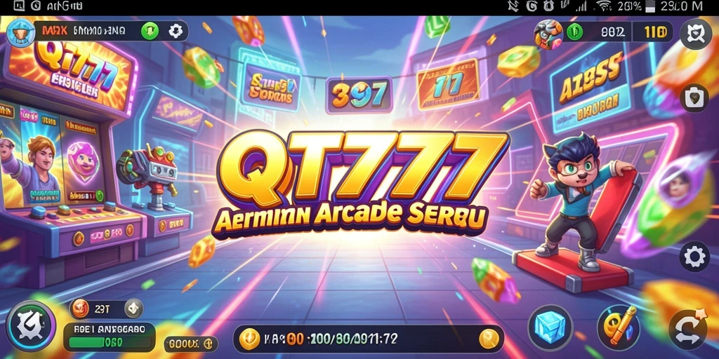 Tampilan permainan QT777 yang seru dan menantang dalam gameplay Arcade.