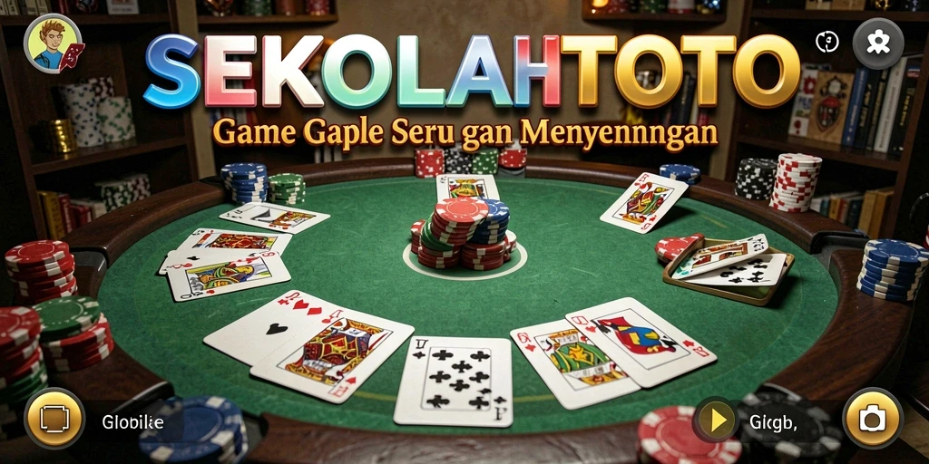 Tampilan gameplay <strong>SEKOLAHTOTO</strong> yang dinamis dan menggembirakan.
