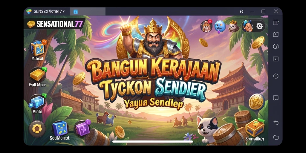 Gameplay SENSATIONAL77 yang menakjubkan dalam membangun kerajaan bisnis.