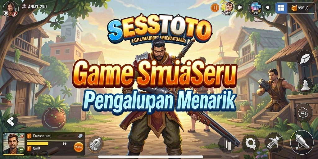 Screenshot gameplay SESETOTO menampilkan karakter dan suasana menarik dalam dunia simulasi.