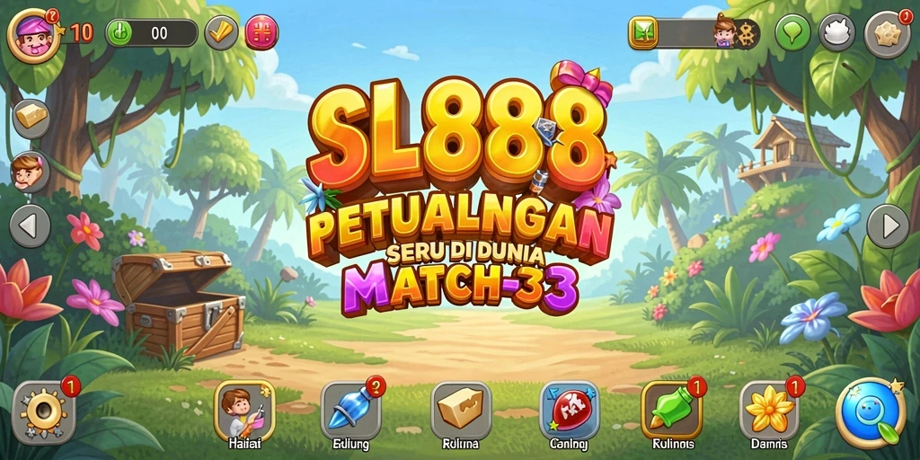 Tampilan gameplay seru di SL888, penuh warna dan tantangan.
