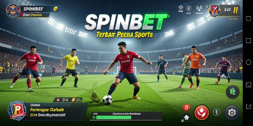 Tampilan menarik gameplay SPINBET dengan aksi olahraga.