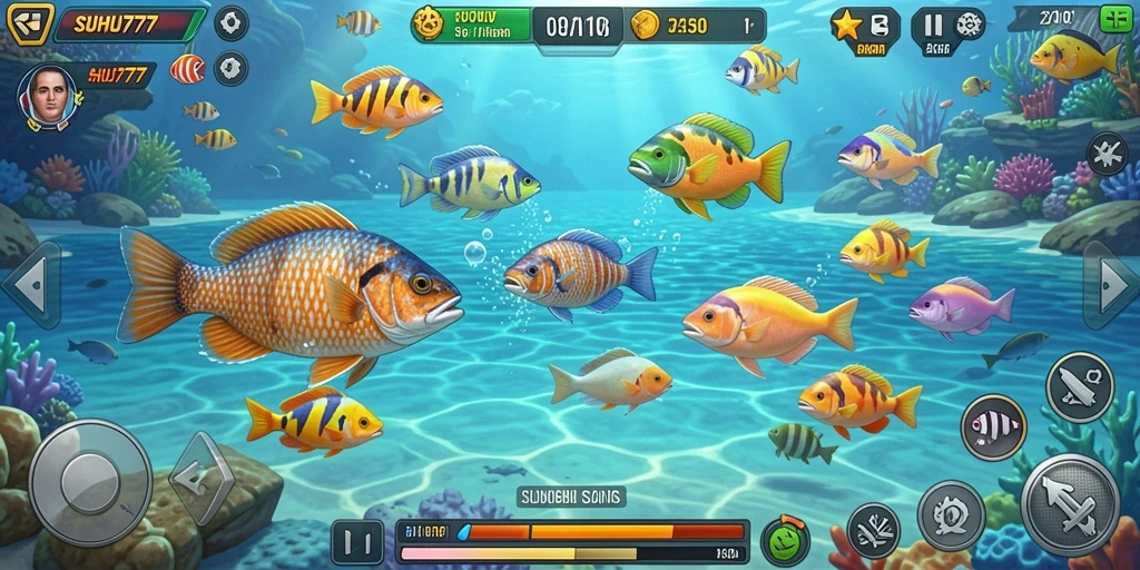 Tangkapan layar gameplay <strong>Suhu777</strong> yang mendebarkan dalam aksi Tembak Ikan.