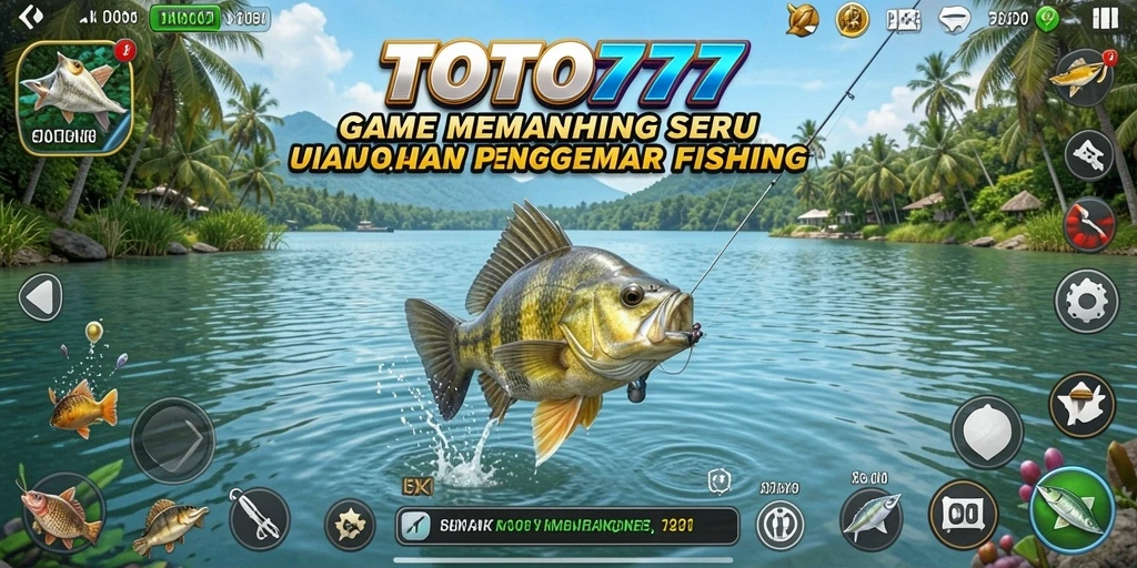 Gameplay Fishing TOTO777 yang menegangkan dengan grafik indah.