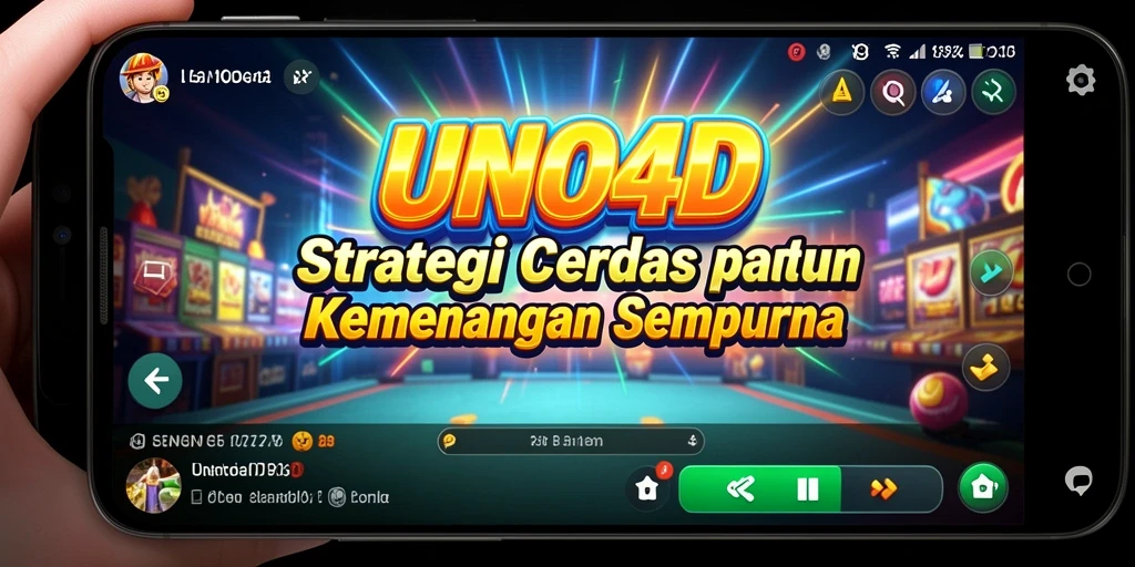 Tampilan screenshot gameplay strategis di UNO4D.